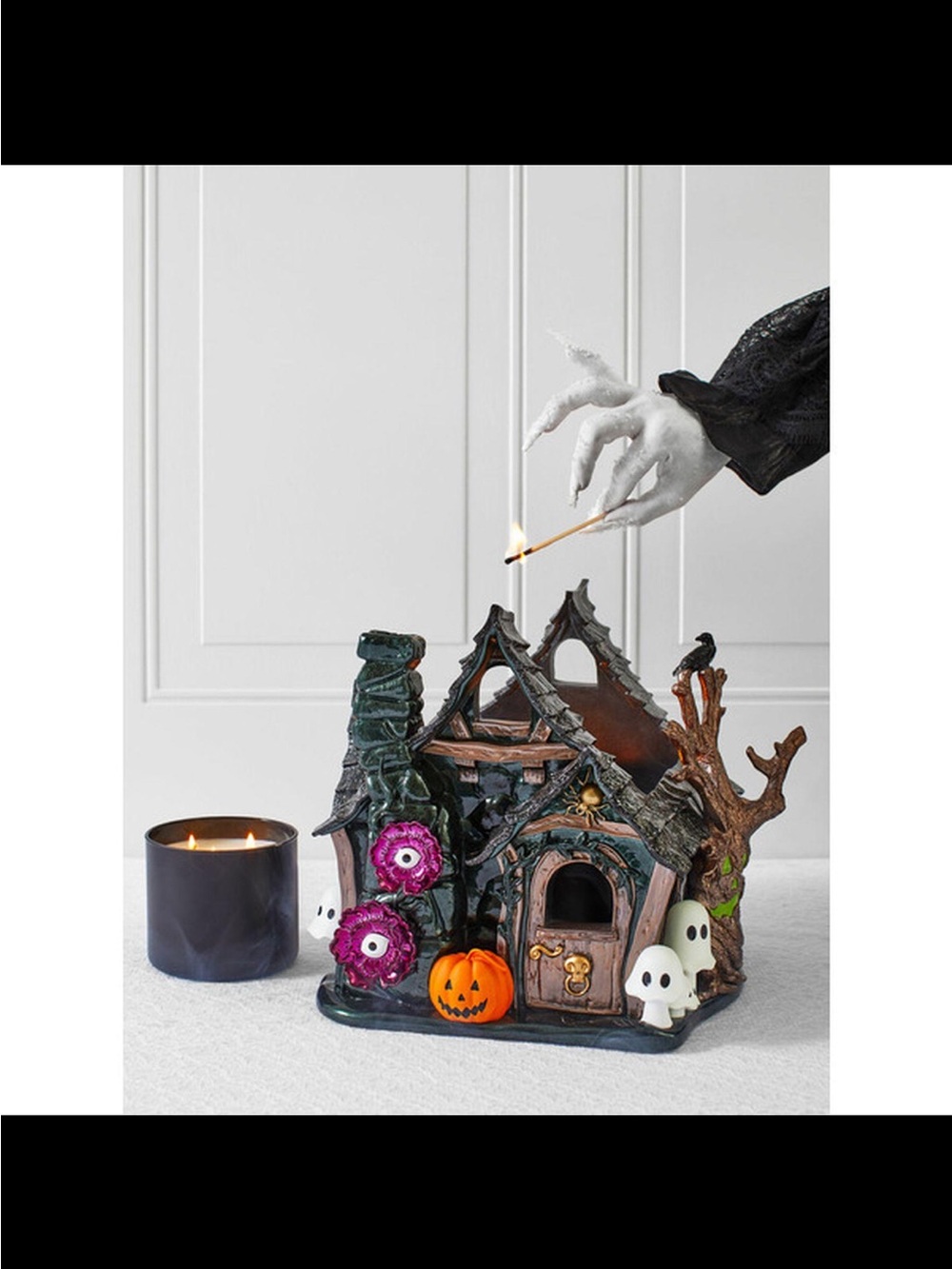 Bath & Body Works Halloween Haunted House Luminary Decor Ghost .